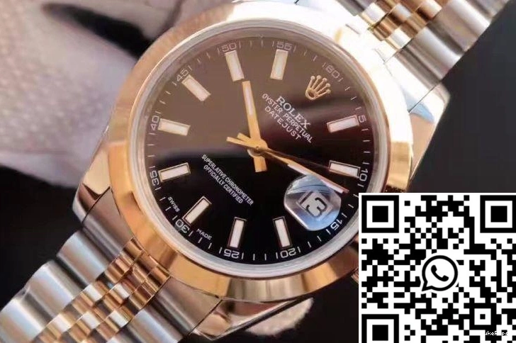 41 Rolex Dial Black Datejust Gold 126303 Wrapped 1217